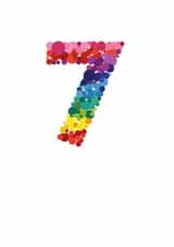 age 7 Birthday Card 12437 created by Mock Up Designs