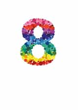 age 8 Birthday Card 12438 created by Mock Up Designs