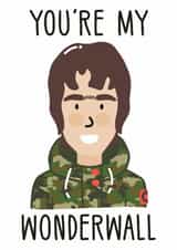 Britpop valentines card created by Studio Boketto