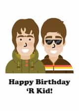 Funny Birthday Card - Happy Birthday R'Kid created by Studio Boketto