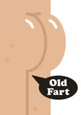 Old Fart Birthday Card created by Studio Boketto