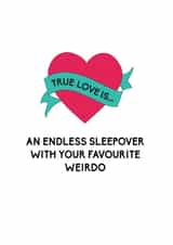 Funny Valentines Card | Boyfriend Valentines Card | Girlfriend Valentines Card | Your Favourite Weirdo created by Bettie Confetti