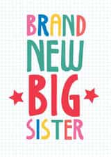 SISTER Female New Baby Card 12663 created by TillieMint