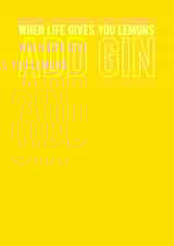 gin lemons Card 30938 created by Kirsty Alexander
