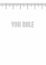 ruler motivation Card 30942 created by Kirsty Alexander