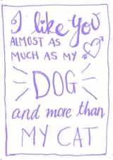 Valentine Valentines day Card 35892 created by PandaBlueCreations