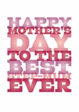 best ever Mothers Day Card 10818 created by Fatchair Print
