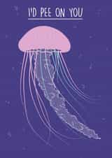 jellyfish love Anniversary Card 29441 created by Rumble Cards