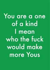 fuck yous Valentines Day Card 35985 created by OBJECTABLES