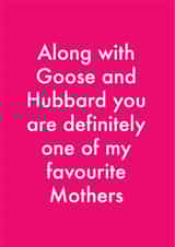 funny favourite Mothers Day Card 12795 created by OBJECTABLES