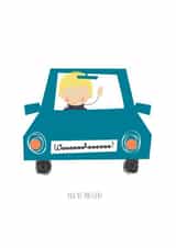 driving test Congratulations Card 11232 created by Bells Scambler