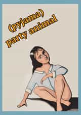 pyjama pajama Card 36079 created by Myrtle Munday