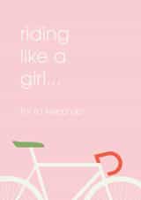 cyclist bikes Card 30970 created by Rudi & Co.