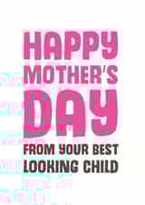 funny cheeky Mothers Day Card 8982 created by Mostly Beautiful