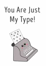mytype typewriter Card 36243 created by Lindsey Best