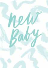 boy shower New Baby Card 11110 created by Sadler Jones