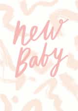 girl shower New Baby Card 11111 created by Sadler Jones