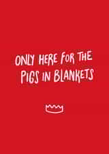 Pigs in blankets. created by Emily Strefford-Johnson