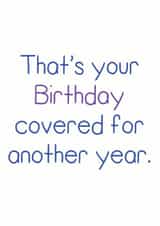 Birthday Covered Card 36126 created by Rubber John