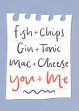 Love Type Valentines Day Card 12947 created by Hutch & Willow