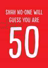 happy 50th birthday card created by Afewhometruths
