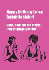 birthday sister Card 36090 created by Witty Banter