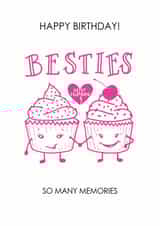 besties Female Birthday Card 12425 created by Lisa Marie Designs