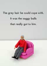 age humour Birthday Card 11393 created by Bold & Bright Cards