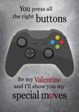 gamer videogame Valentines Day Card 33250 created by Naughty Nature