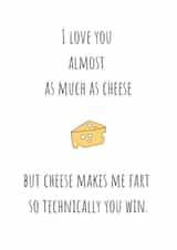 cheesy love Card 29921 created by Lou La La