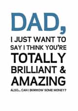 brilliant amazing Father's Day Card 32295 created by Phil Tessier