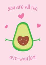 avocado food Anniversary Card 34079 created by Dyza Esmas