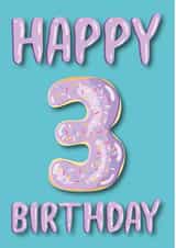 donut doughnut Birthday Card 36571 created by Pink Cat Design