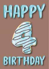 donut doughnut Birthday Card 36572 created by Pink Cat Design