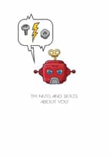 robot love Anniversary Card 36674 created by Betty Kitten