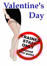 Valentine Saucy Valentines Day Card 36400 created by Nigel Brock