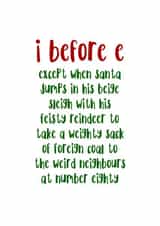 Funny Christmas Card 32885 created by Newton and the Apple