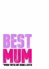 funny rude Mothers Day Card 8108 created by Filthy Sentiments