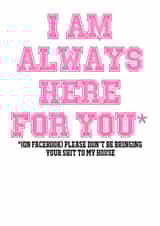 Sick poorly Love & Friendship Card 8111 created by Filthy Sentiments