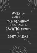 grey hair Birthday Card 35656 created by Eoin McKeown
