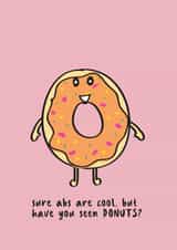 Donut Gym Love & Friendship Card 10973 created by Love Gemma & Co