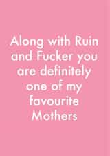 rude mother Birthday Card 12801 created by OBJECTABLES