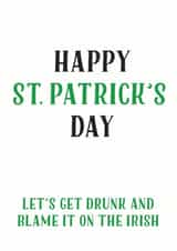 happy st Saint Patricks Day Card 12649 created by Tia Russell