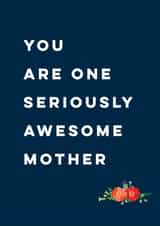 floral flowers Mothers Day Card 8502 created by Rudi & Co.