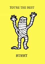 funny illustration Mothers Day Card 7423 created by Hedge & Hog Prints