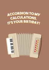 Pun Humour Birthday Card 31930 created by The Fidorium