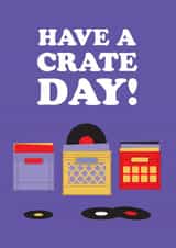 Vinyl Record Birthday Card 31932 created by The Fidorium