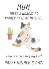 funny cat Mothers Day Card 7591 created by Chelsey Adams