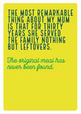 Mum Funny Mothers Day Card 35765 created by Electric Carp
