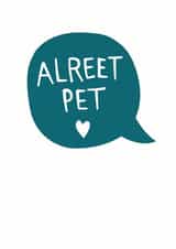 Alreet Pet Love & Friendship Card 8994 created by Sweetpea Print Design